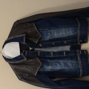 Guess Jean Faux Leather Jacket - image 1